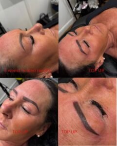 Beautiful microbladed eyebrows created by a brow specialist in Jesmond, Newcastle.